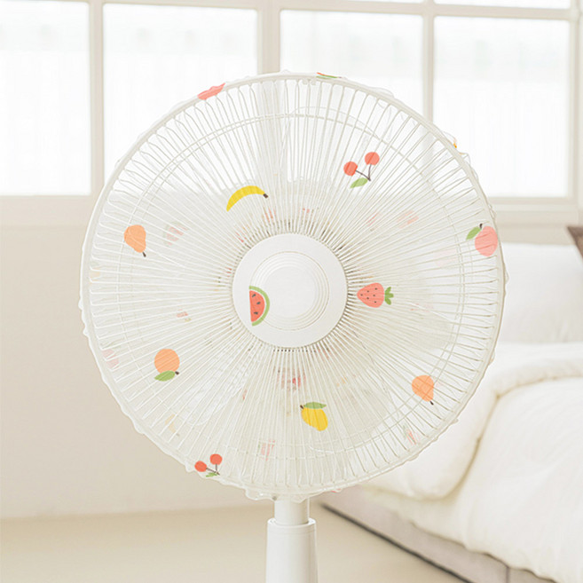 더자리 프리미엄 선풍기 안전망 스토퍼 타입, 프루티, 2개