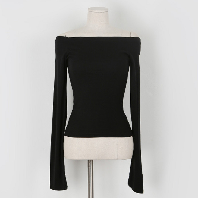 바닐라민트 여성용 카이 오프숄더 긴팔티