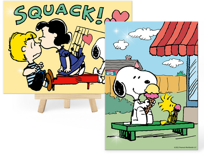 iLovePainting Peanuts DIY CUBIC PAINTING 1318cm, 1個, WITH YOU