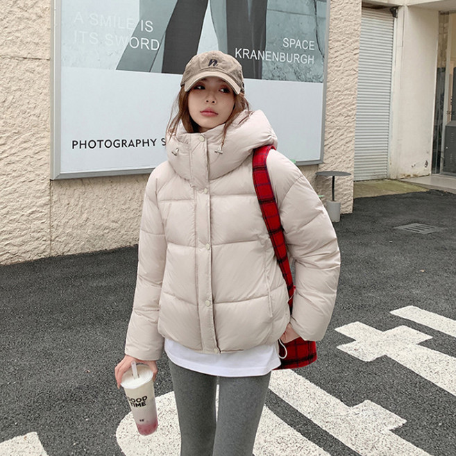 般若故事 女款冬季連帽短版鋪棉外套 PP132