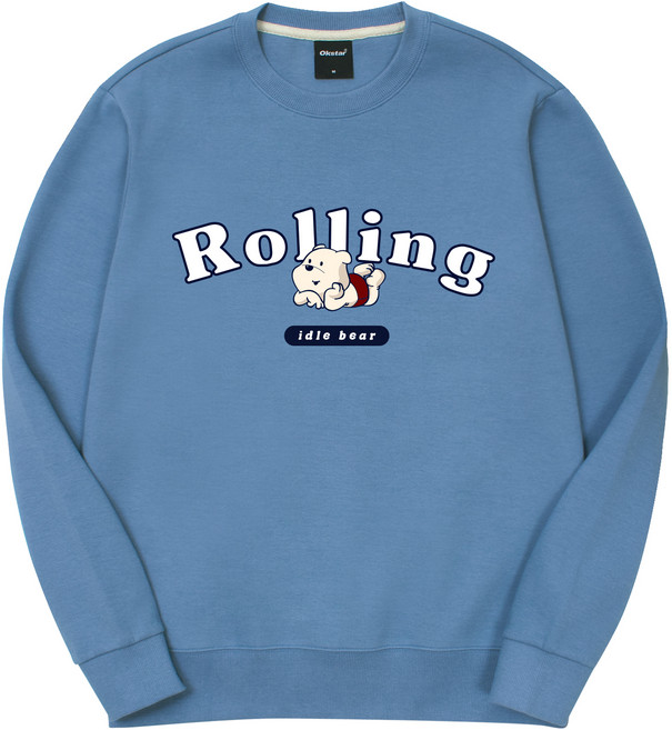 옥스타 롤링 곰돌이 특양면 맨투맨 2SSP005