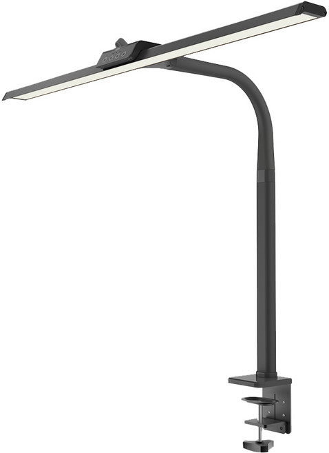 프리즘 LED 스탠드 브로드윙 M 클램프타입 LSP-9100, 블랙