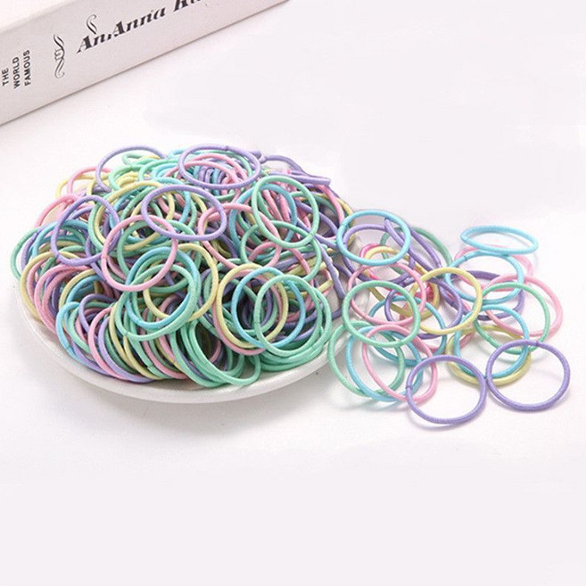 하우블리 올데이 짱짱한 대용량 고무 헤어끈 400p