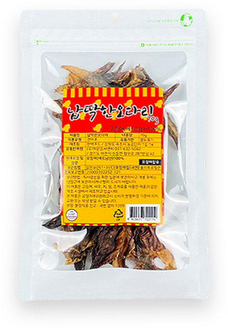 엠수산 납딱한 오다리, 1개, 70g