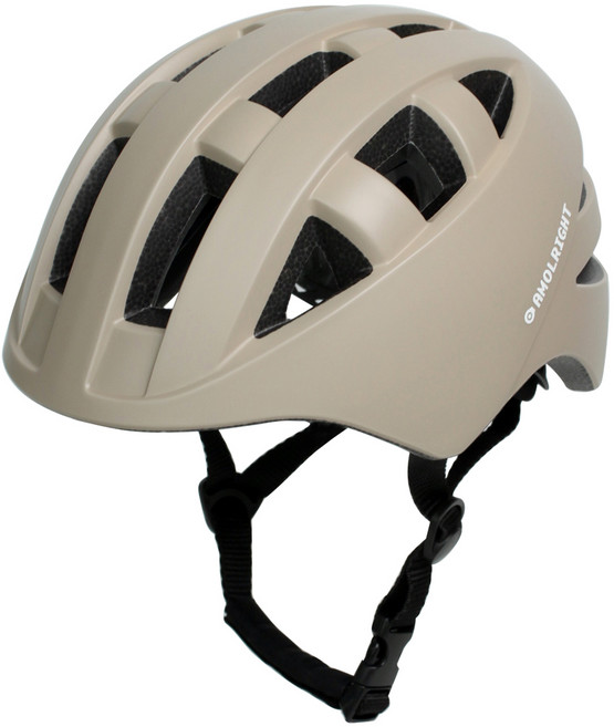 애몰라이트 초경량 어린이 헬멧 AMH05, 무광베이지, 1개