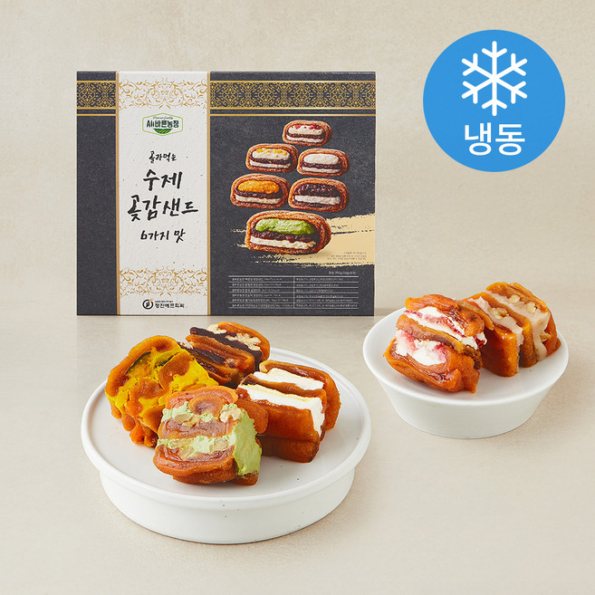 3위 - All바른농장 골라먹는 수제 곶감샌드 6가지맛 (냉동), 1개, 360g
