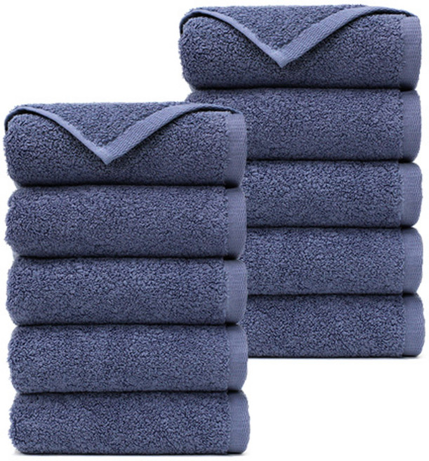 애슐리 모던 호텔타월 201g 40수 코마사, 어반블루, 10개