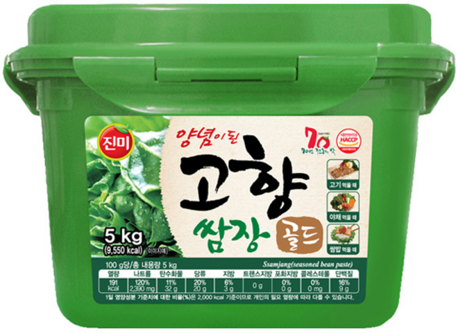진미 고향쌈장 골드, 5kg, 1개