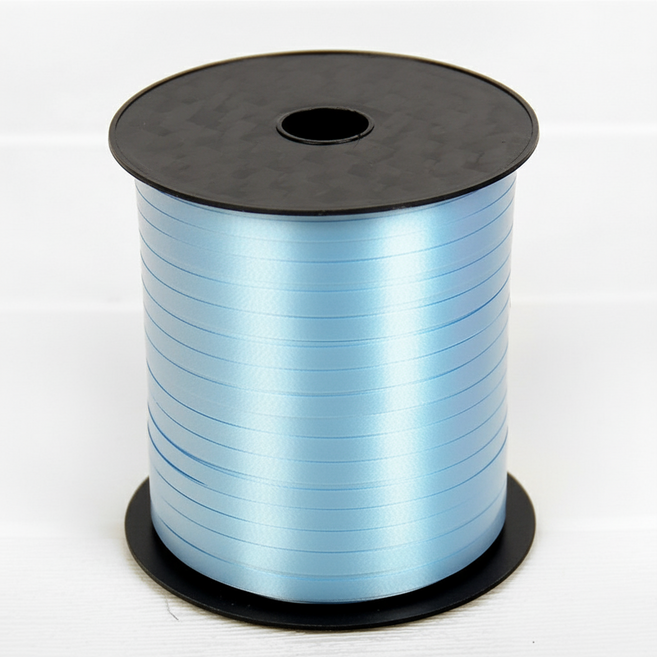 마켓피아 다용도 포장 리본 공예 데코레이션 작업노끈 0.5cm x 200m, 라이트 블루, 2개