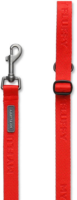 마이플러피 길이 조절 멀티 리드줄, 레드, 1개