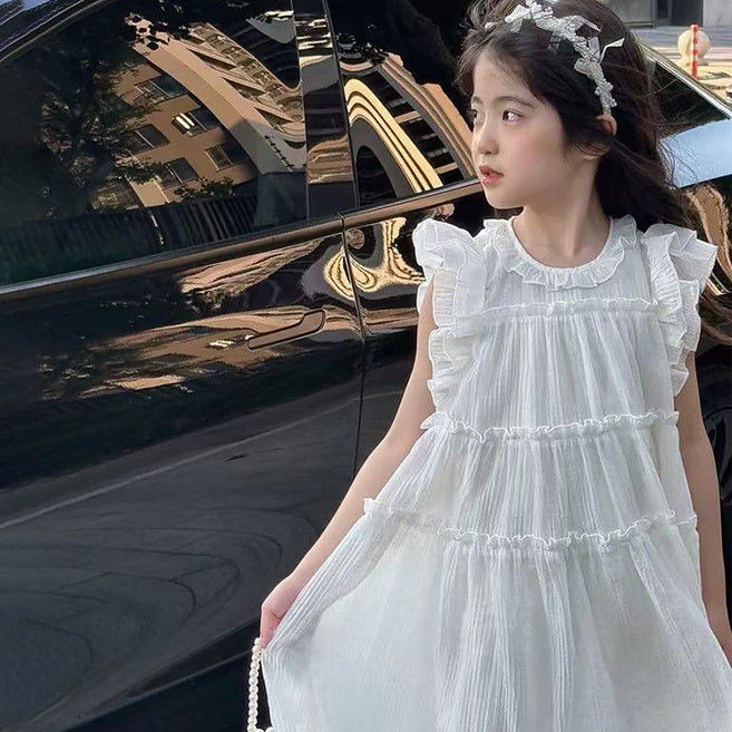 Starbean 女童可愛無袖連身裙