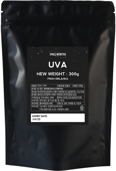 스페이스몬스터 우바 홍차, 300g, 1개, 1개입