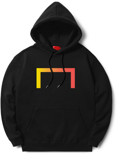 다꾸앙 하프스퀘어 기모 후드 티셔츠 D10DKA_DH3262