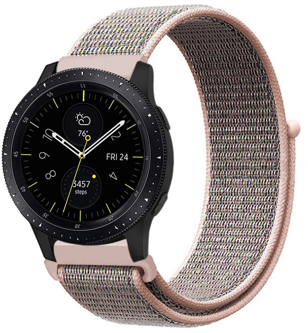 디지지 갤럭시워치 나일론 스포츠 스트랩 20mm, 핑크샌드, 1개