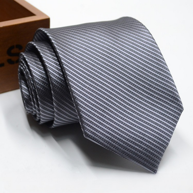 ABOUT TIE 素色條紋商務領帶 TSP1363