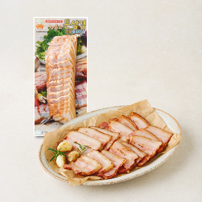 컨츄리덕 돈삼겹 훈제 슬라이스, 300g, 1개