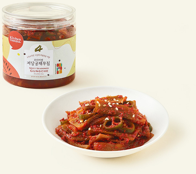 키친콤마 저당 궁채무침, 300g, 1개