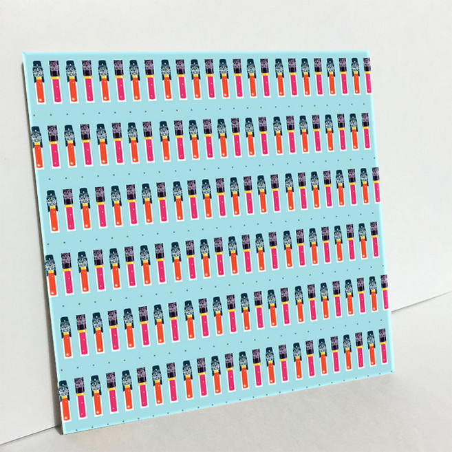 HTP 전통 문양 타일 돌도끼형장식품 원시문양 K1375 1000724