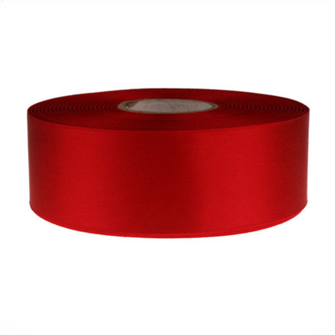 고밀도주자공단 리본 25mm, 빨강, 45m, 1개