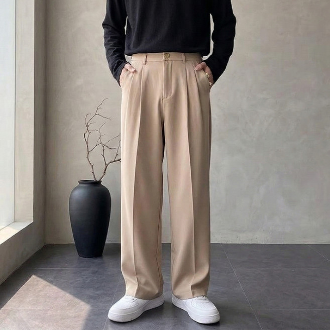 닷이프 남성용 고급스러운 캐주얼 정장 슬랙스 D263-0420