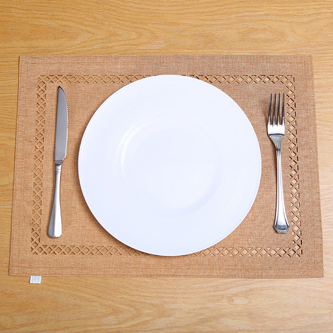 Muaz 時尚餐桌墊, 橘色, 1個, 45 x 33 cm