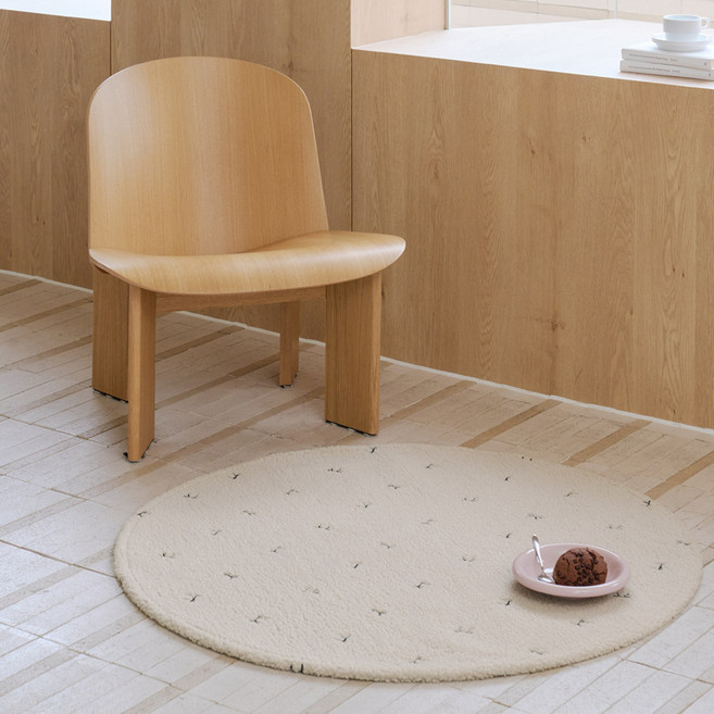 한일카페트 비숑 러그 원형