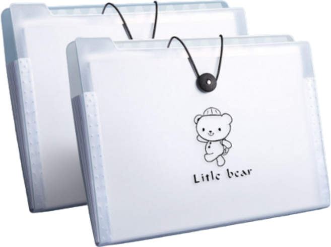 민생득템 귀염뽀짝 여러 파일 보관 가능한 파일 케이스 9, 혼합색상, 1개