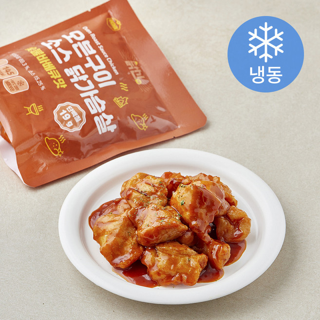 닭신 오븐구이 소스 닭가슴살 숯불바베큐맛 (냉동), 100g, 1개, 1개입
