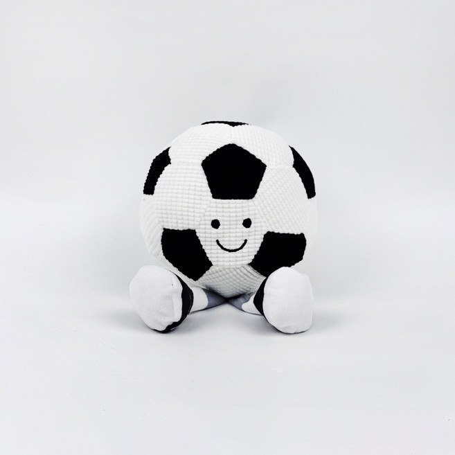PASTEL PET 寵物柔軟表情符號球玩具, 足球, 1個