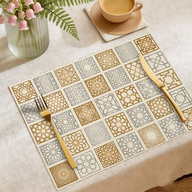 Pick&Go 優雅喬遷禮物餐墊, B款, 4個, 450 x 300 mm