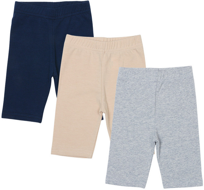 레인보우키즈 아동용 써니 5부 레깅스 3종 세트