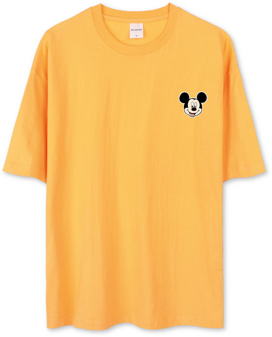 벤힛 디즈니 미키 오버핏 빅사이즈 통기성 반팔티셔츠 DNMKOM1308F