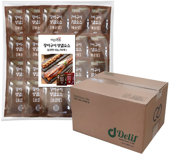 이츠쉐프 장어구이 양념 소스 순한맛 50p, 2.5kg, 1개