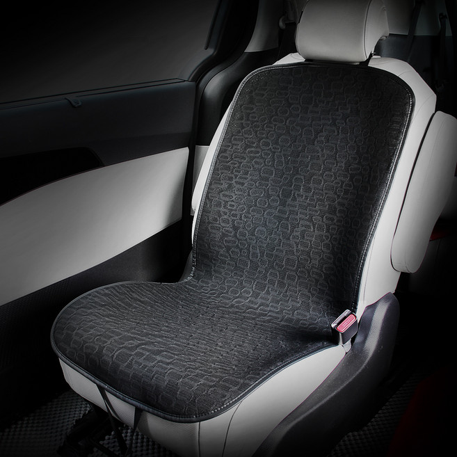 세경카이프 차랑용 페블 논슬립 에어매쉬 사계절 시트커버, 1개, 블랙