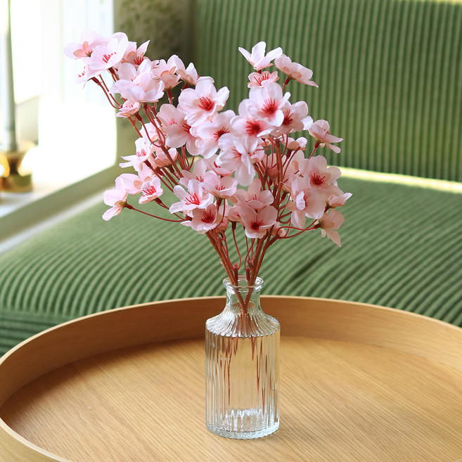 센트바스켓 조화 봄날의 벚꽃 가지 2p, 핑크, 1개