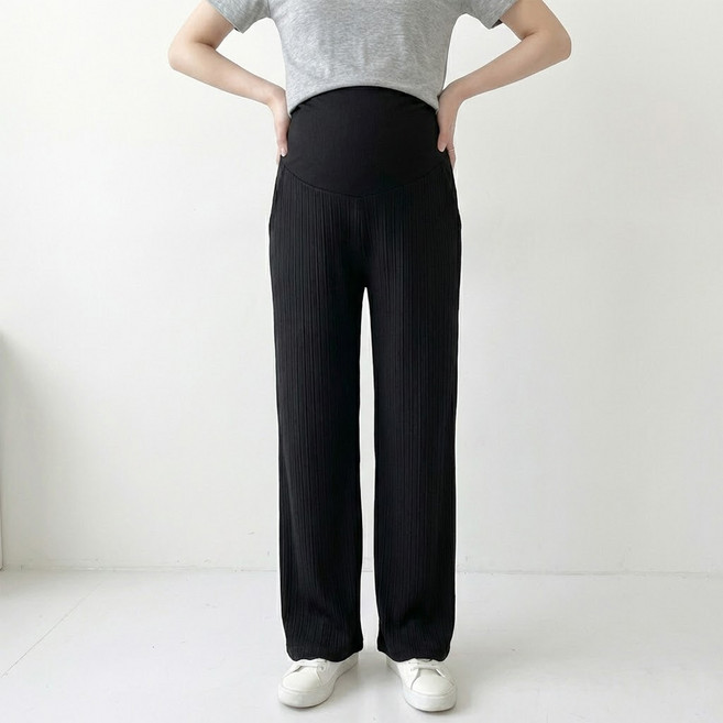 데이소이 찰랑찰랑 일자주름 임산부 긴바지