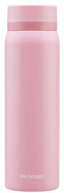 IRIS OHYAMA 愛麗思歐雅瑪 寬口保溫保冷瓶 SB-S500 241g, 粉紅色, 500ml, 1個