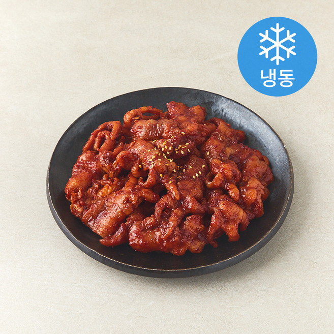 꾸브닝 국내산 닭발로 만든 불향가득 매콤닭발 (냉동), 1개, 400g