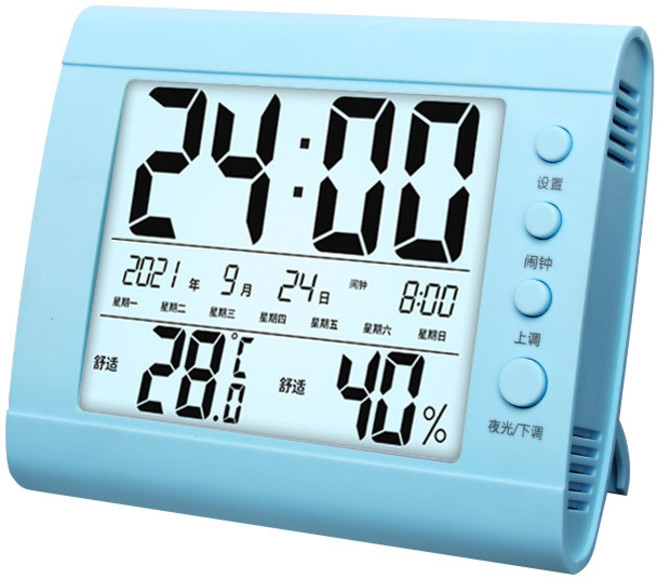 바나나피플 스마트 시계 방수 온습도계, 1개, 03 609 블루