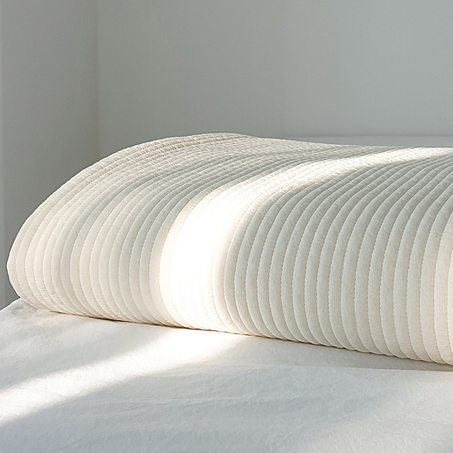 라비쉬앳홈 넉넉한 60수 순면 피그먼트 침대패드, 아이보리