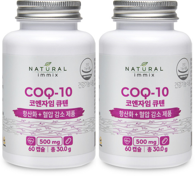 내추럴이믹스 코엔자임 큐텐 30g, 60정, 2개