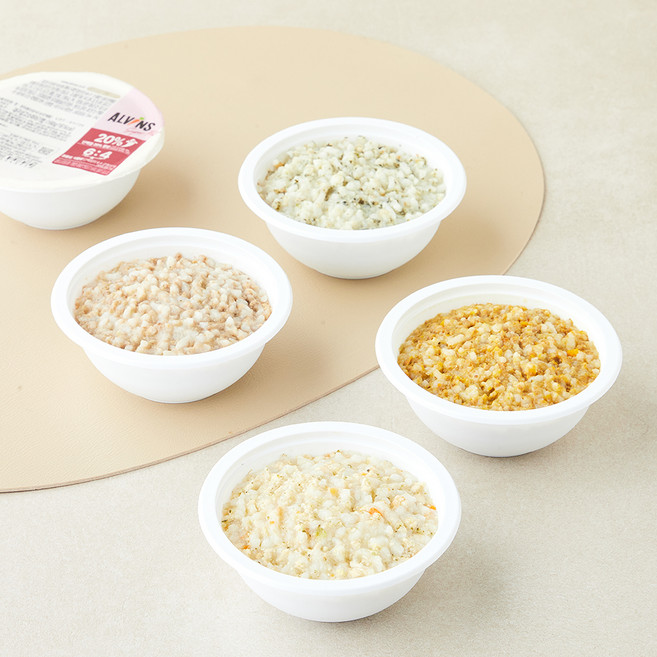 엘빈즈 완료기 만13개월 이상 슈퍼핏 이유식 한우단호박두부아기밥 160g + 한우연어살치즈리조또 160g + 대구살고소미아기밥 160g + 닭고기새우계란아기밥 각 160g B세트, 1세트