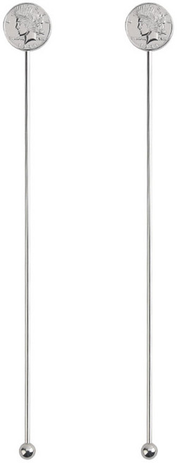 보겐 동전 머들러, 실버, 2개