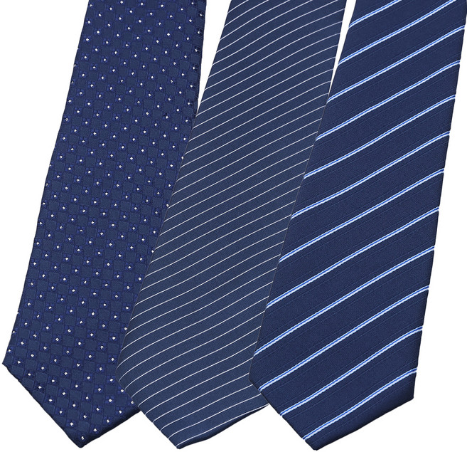 Elsso 窄版自動領帶基本色3件組