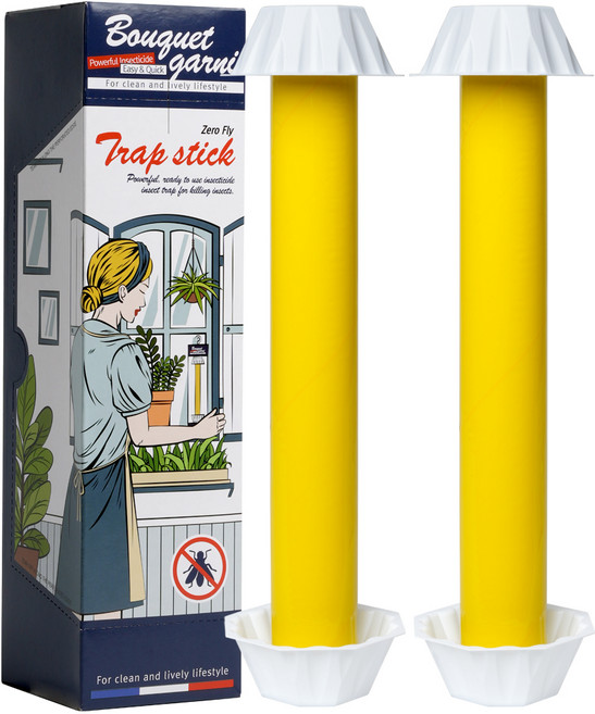 부케가르니 제로 플라이 트랩 스틱, 2개