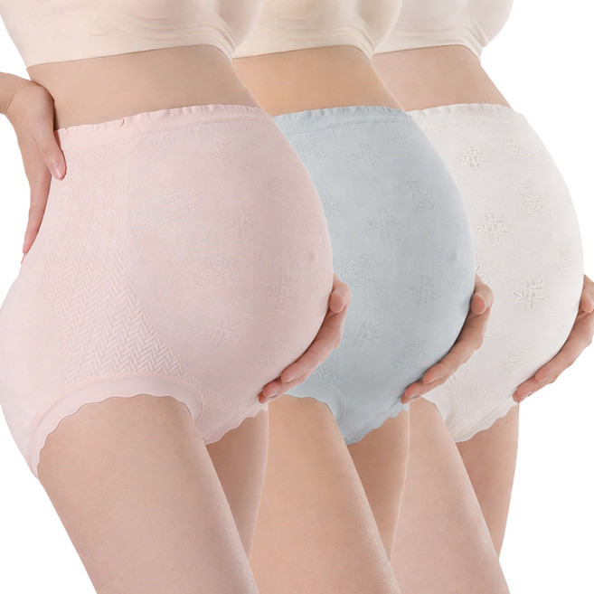 메오 심리스 하이웨이스트 임산부 팬티 3P 세트