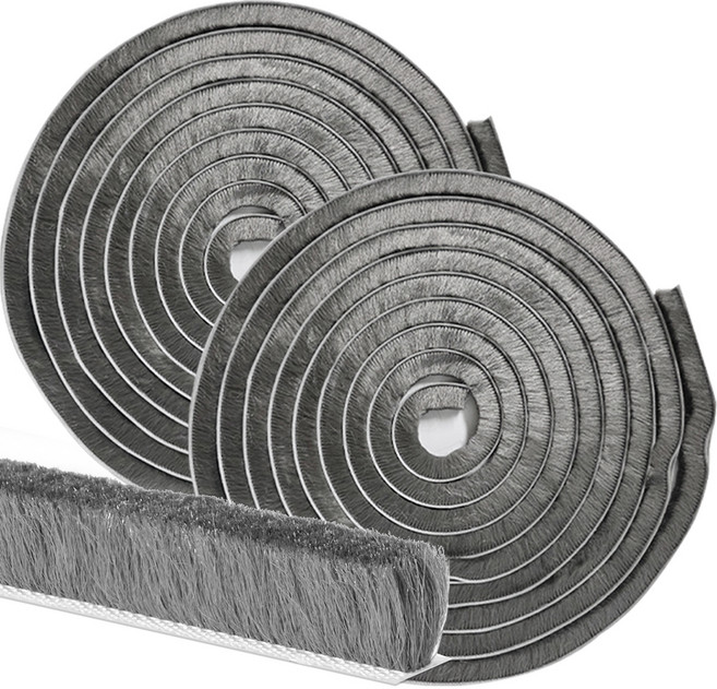 베이루 방충망 모헤어 창문 문풍지 5m 중, 2개