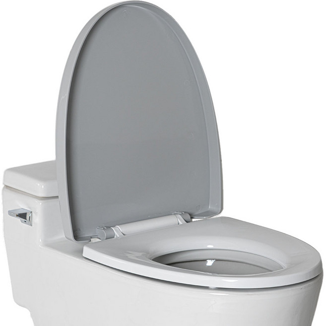 씨에스리빙 브리즈 프리미엄 무소음 변기커버, 그레이, 1개