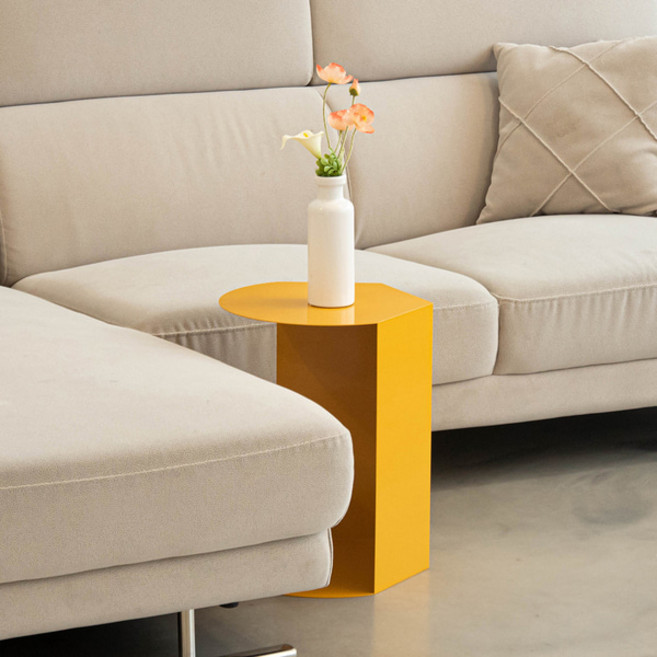 바나코 미드센추리 사이드 테이블, 옐로우