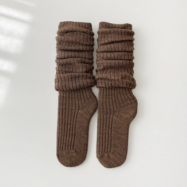 바비수 여성용 파티 루즈핏 니트 롱 오버 니삭스 2켤레 세트